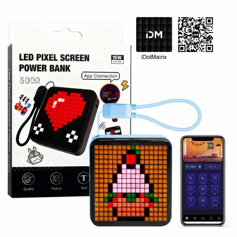 LED Bluetooth Pixel Screen Power Bank photo 7