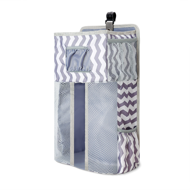 Portable Crib Hanging Bag Multi-functional Crib Storage Organizer photo 7