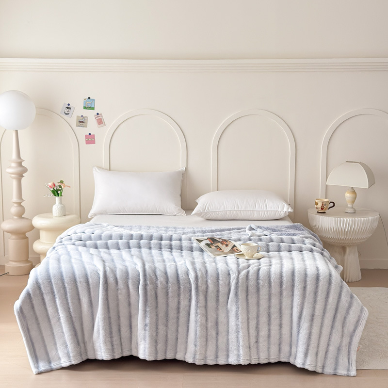 Thickened Plush Home Nap Blanket photo 1