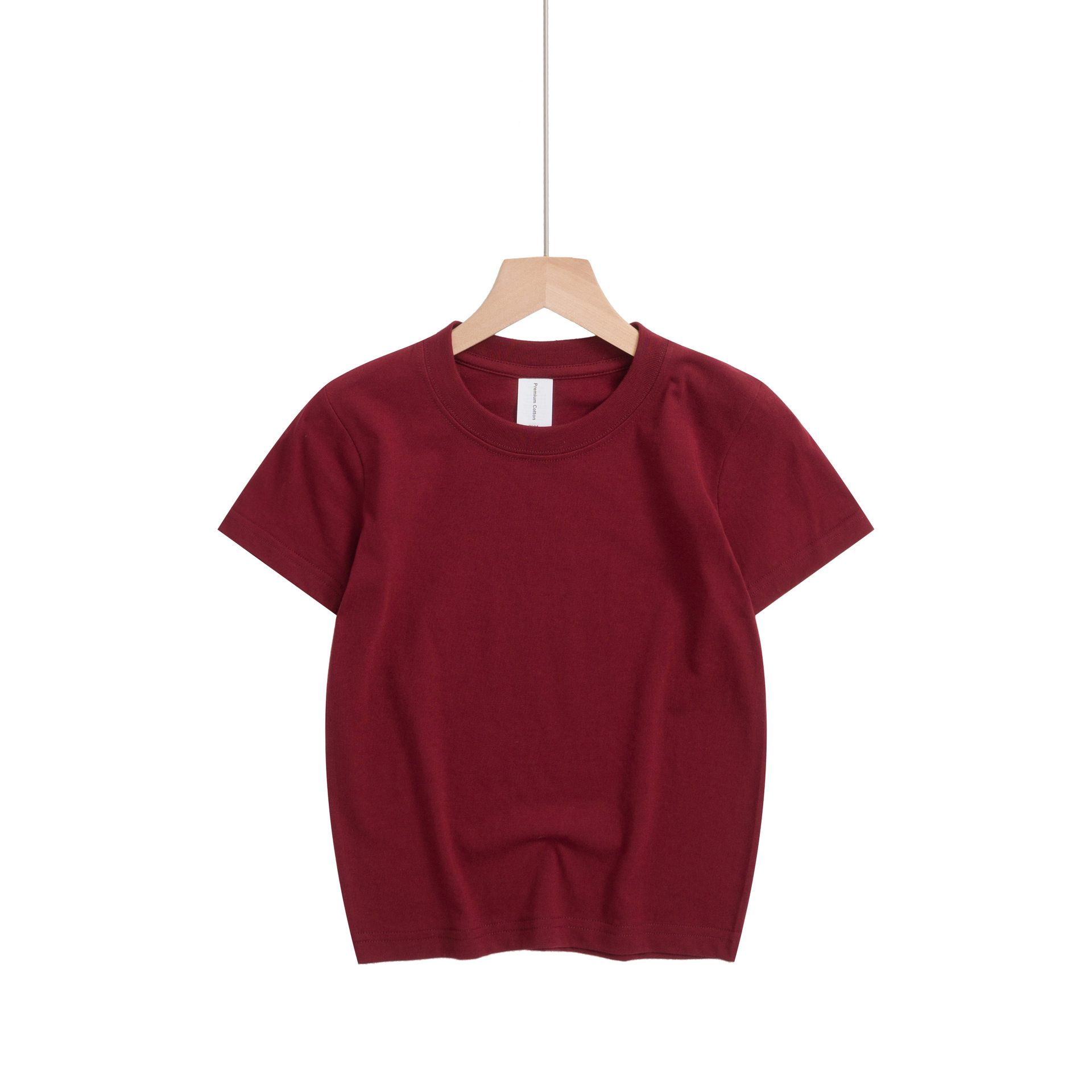 Tube Knit Crew Neck Short-sleeve American Style Vintage, Seamless photo 3