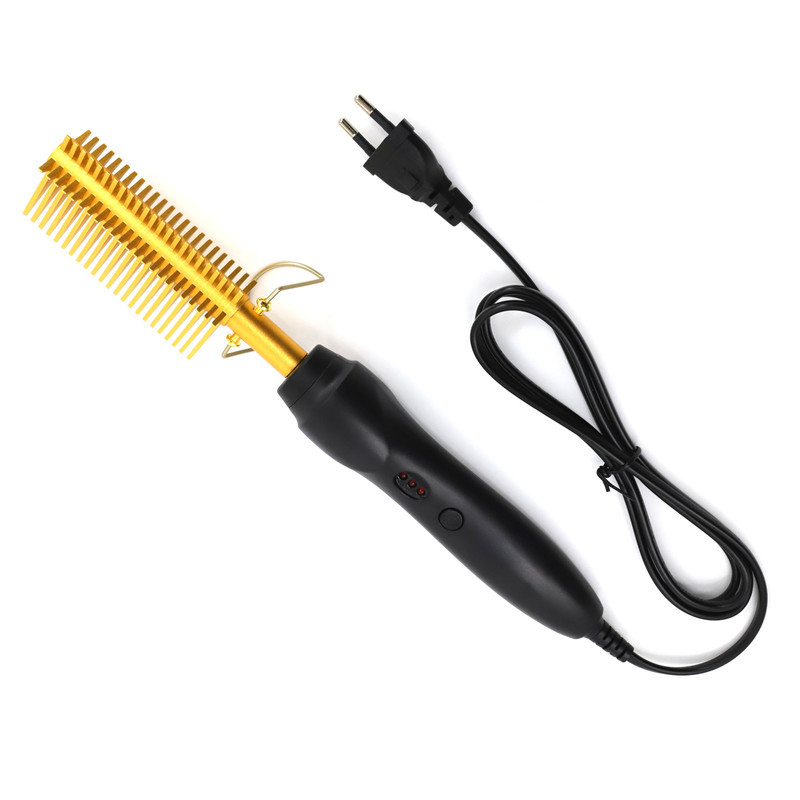 Copper Straightening Comb Electric Curling Iron photo 7