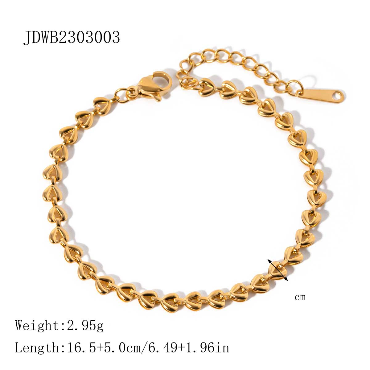 Stainless Steel Colorful Natural Stone Mitten-type Bracelet photo 2