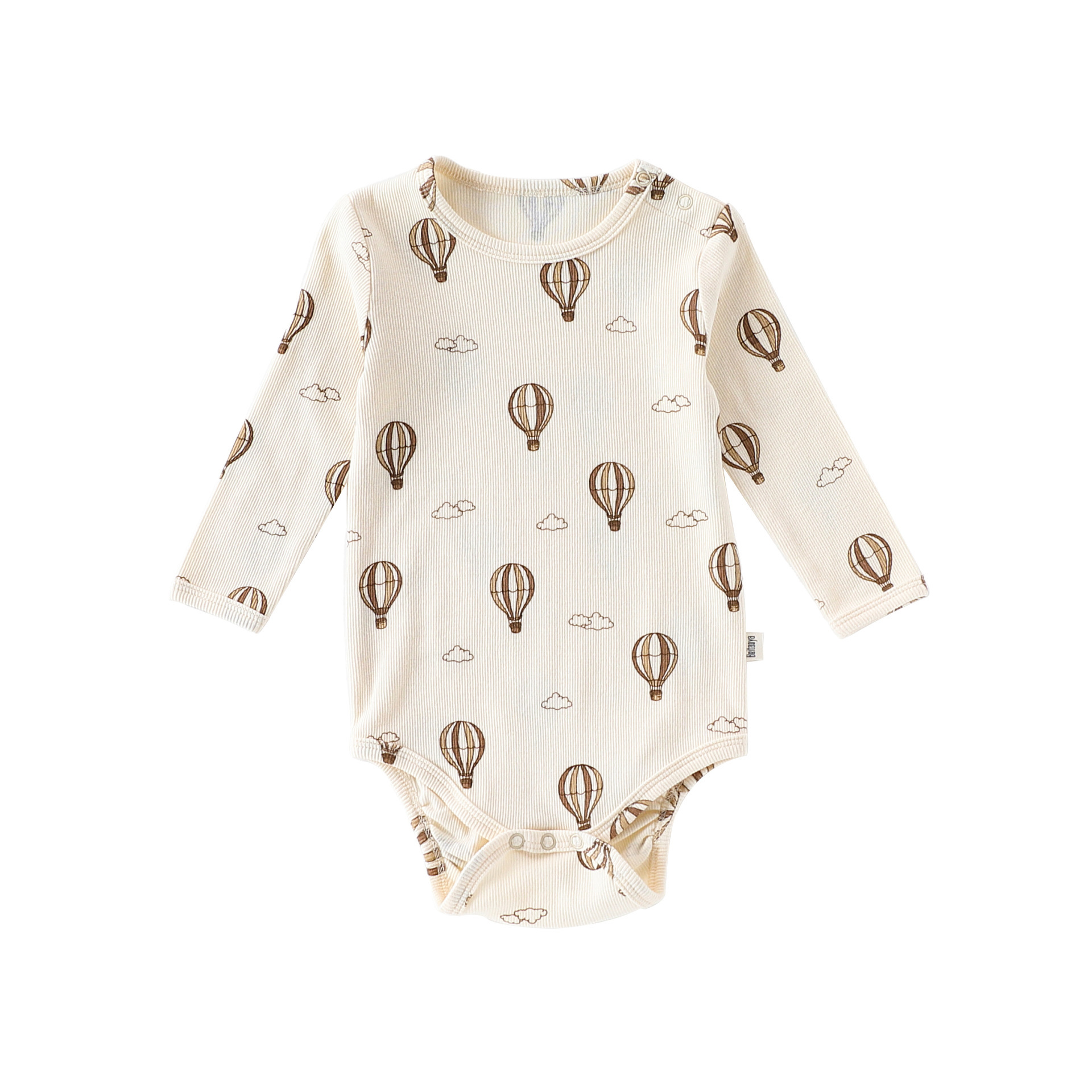 Long-sleeve Romper And Crawling Suit Two-piece Set For Baby Boys And Girls photo 2