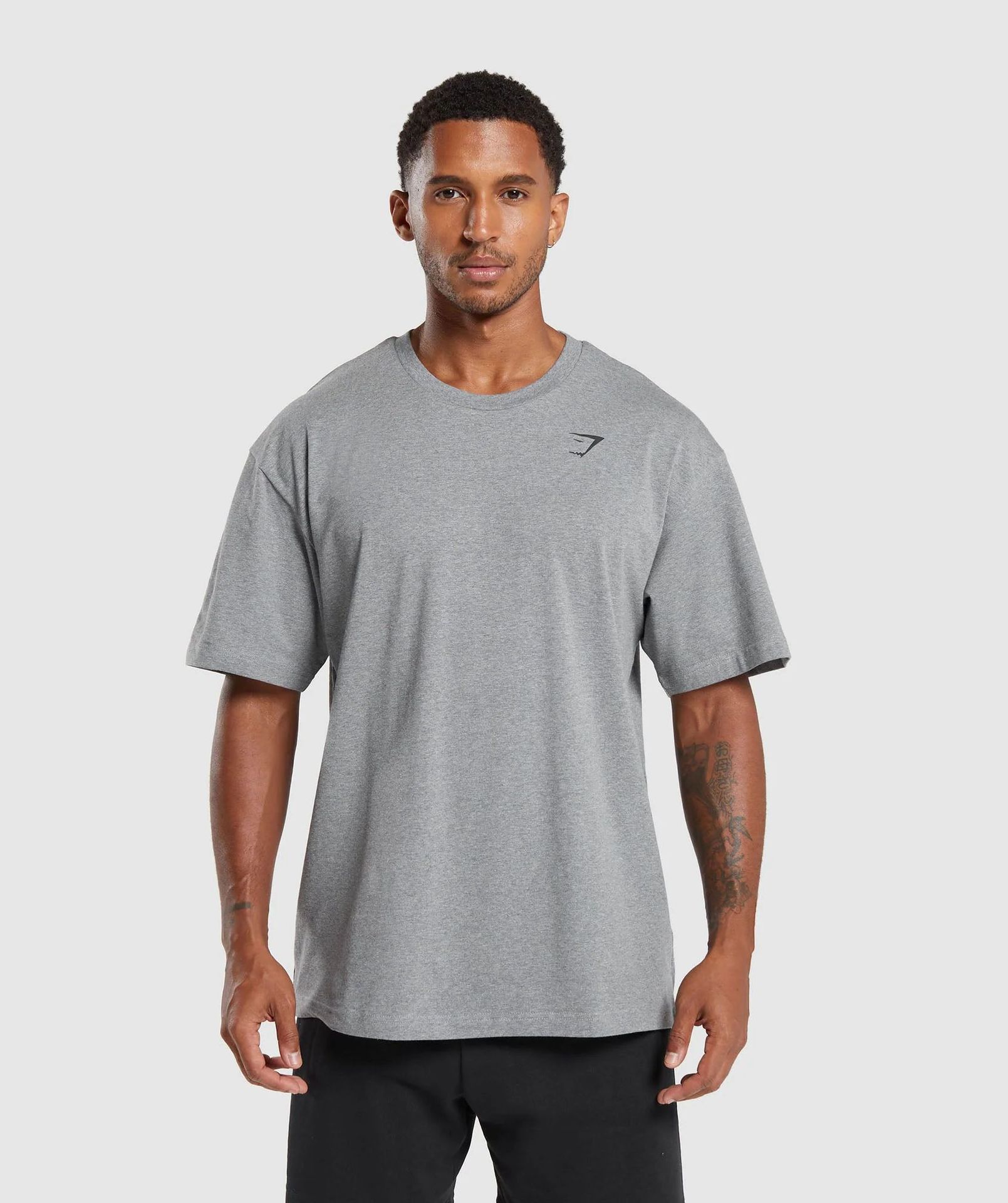 Men's Running Fitness T-Shirt Casual Breathable Loose-Fitting Top photo 7