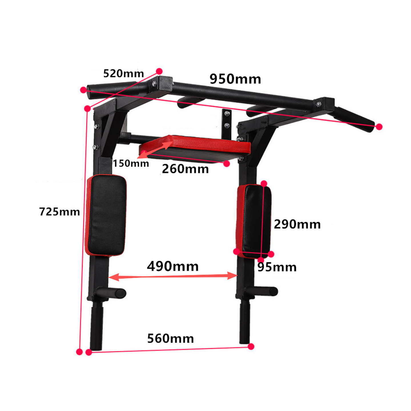 Indoor Multi-functional Pull-up Parallel Bars photo 4