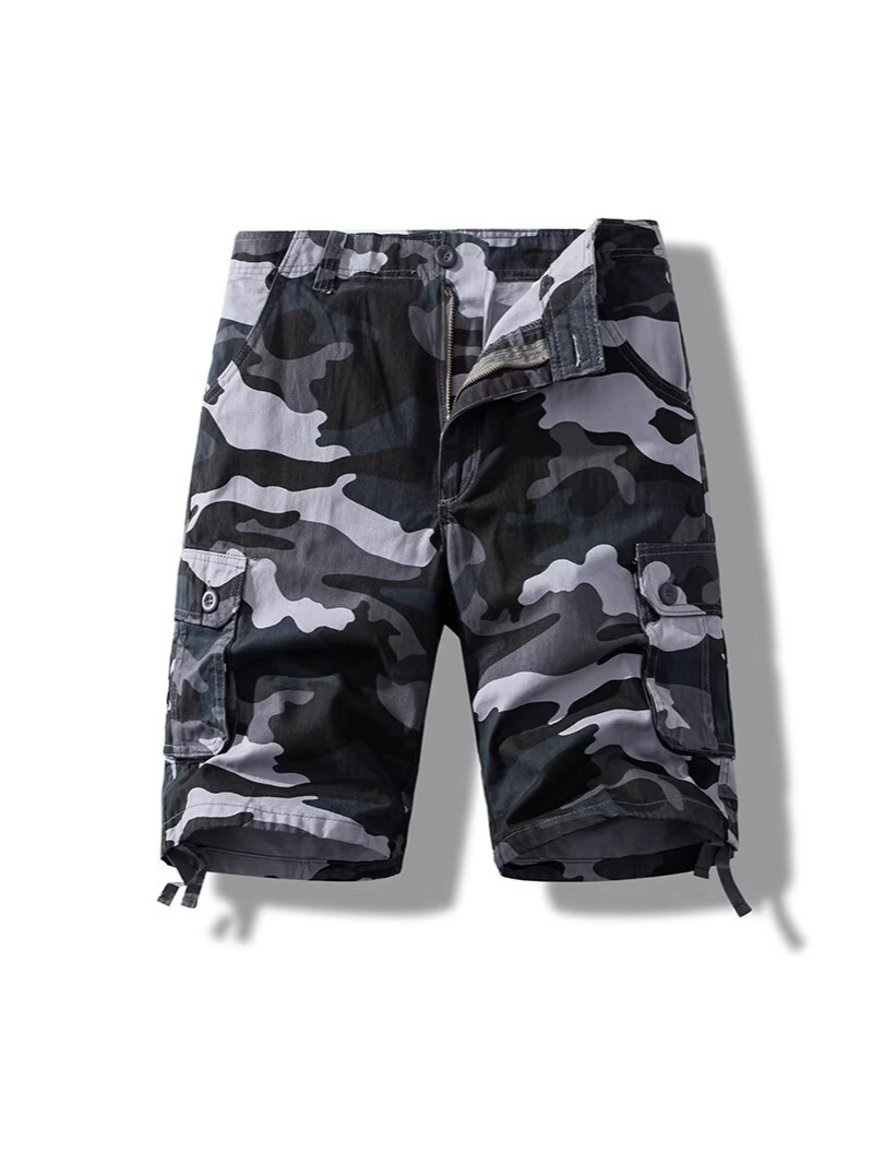 Foreign Trade All-cotton Multi-pocket Work Shorts photo 4
