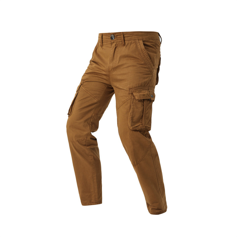 Mens Workwear Multi-Pocket Casual Straight-Leg Outdoor Sports Pants photo 5