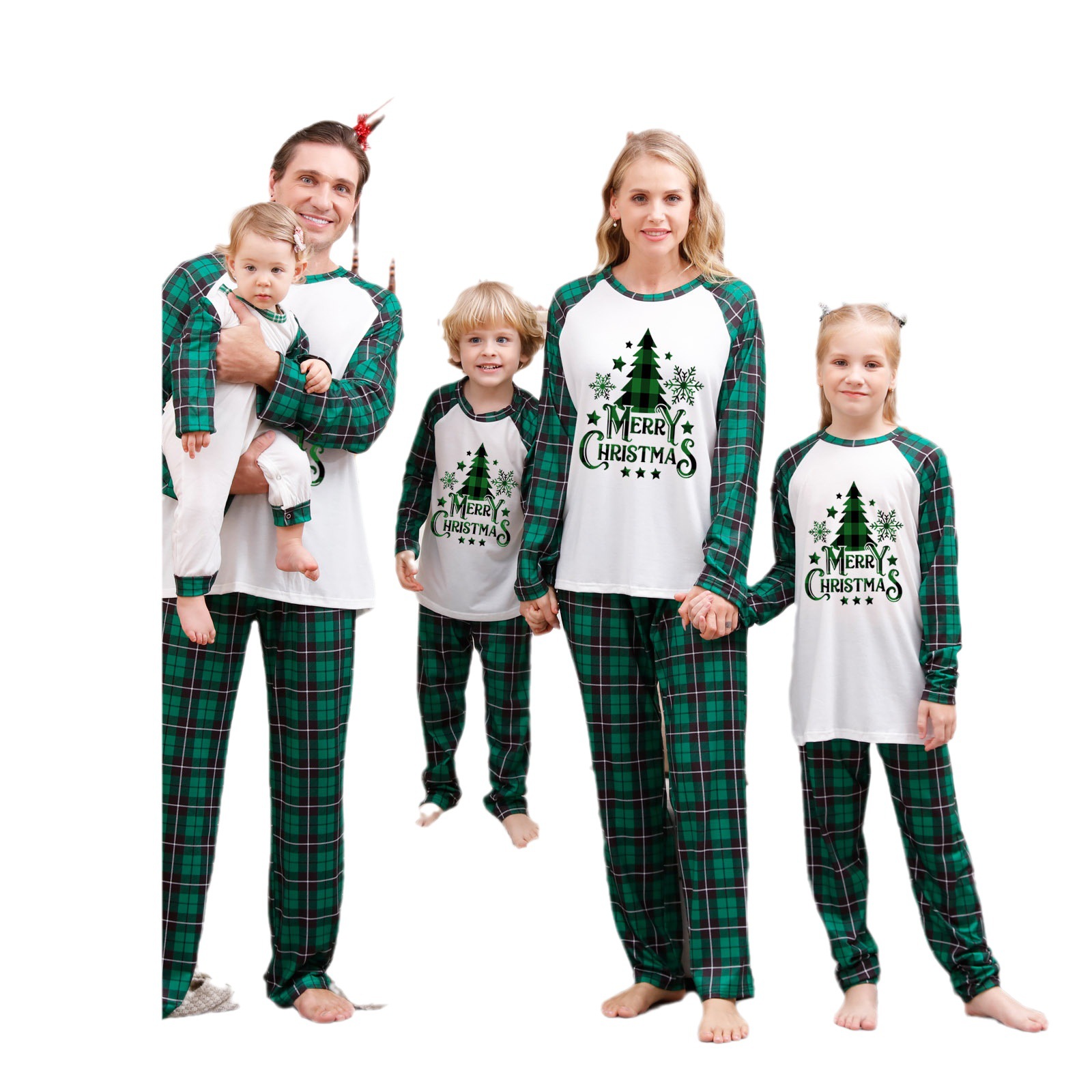 Christmas Parent-child Pajamas Suit Printed Homewear photo 4