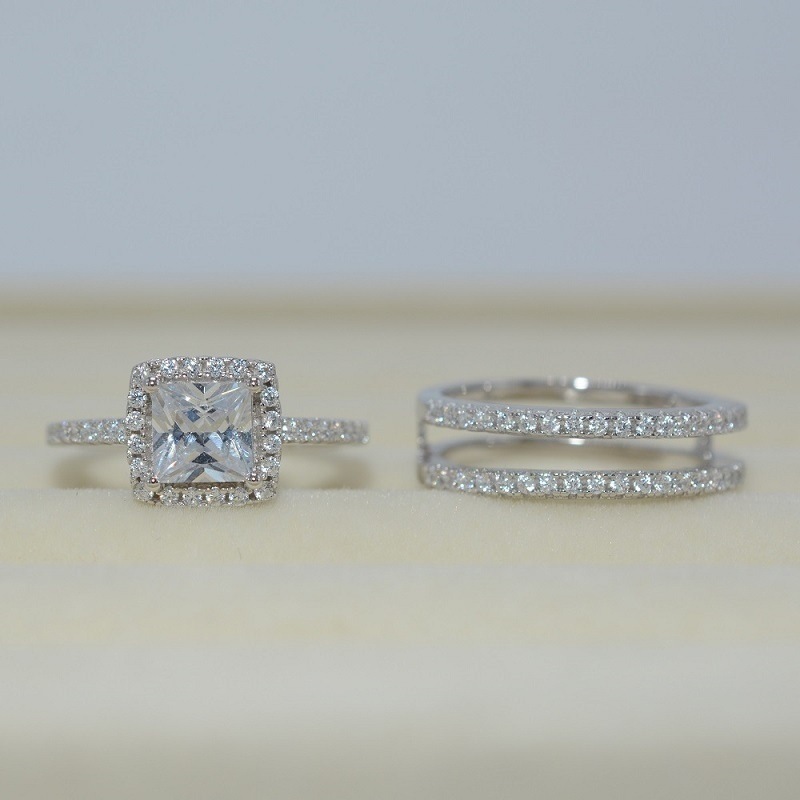 Women's Fashion Versatile Simple Zircon Ring photo 1