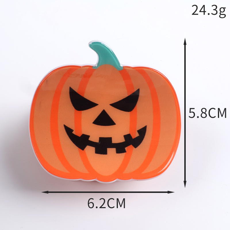A Unique And Creative Pumpkin-themed Ghost-claw Hair Clip photo 5