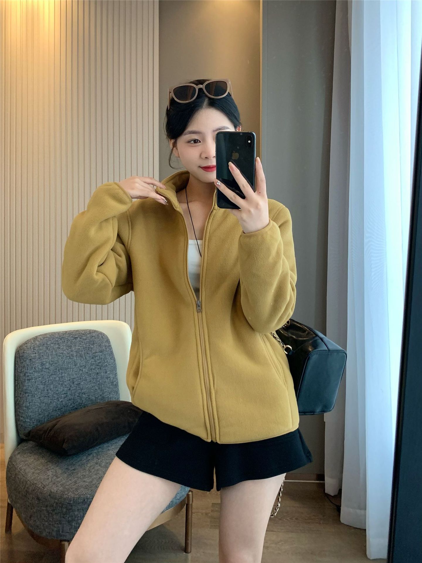 Women's Composite Fleece Stand-Up Collar Jacket photo 6