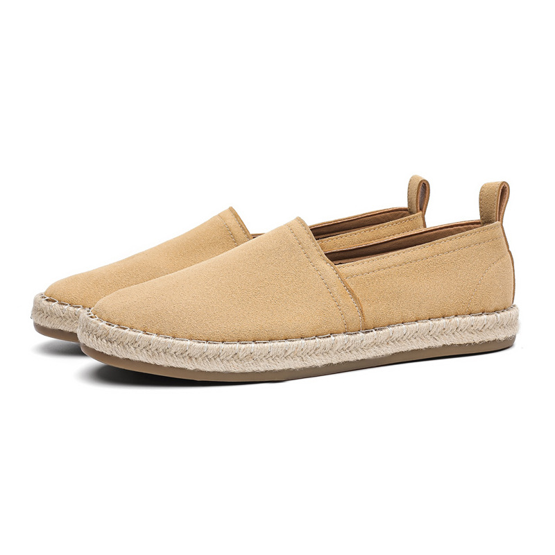 Mens Linen Fisherman Shoes Breathable Canvas Shoes photo 7