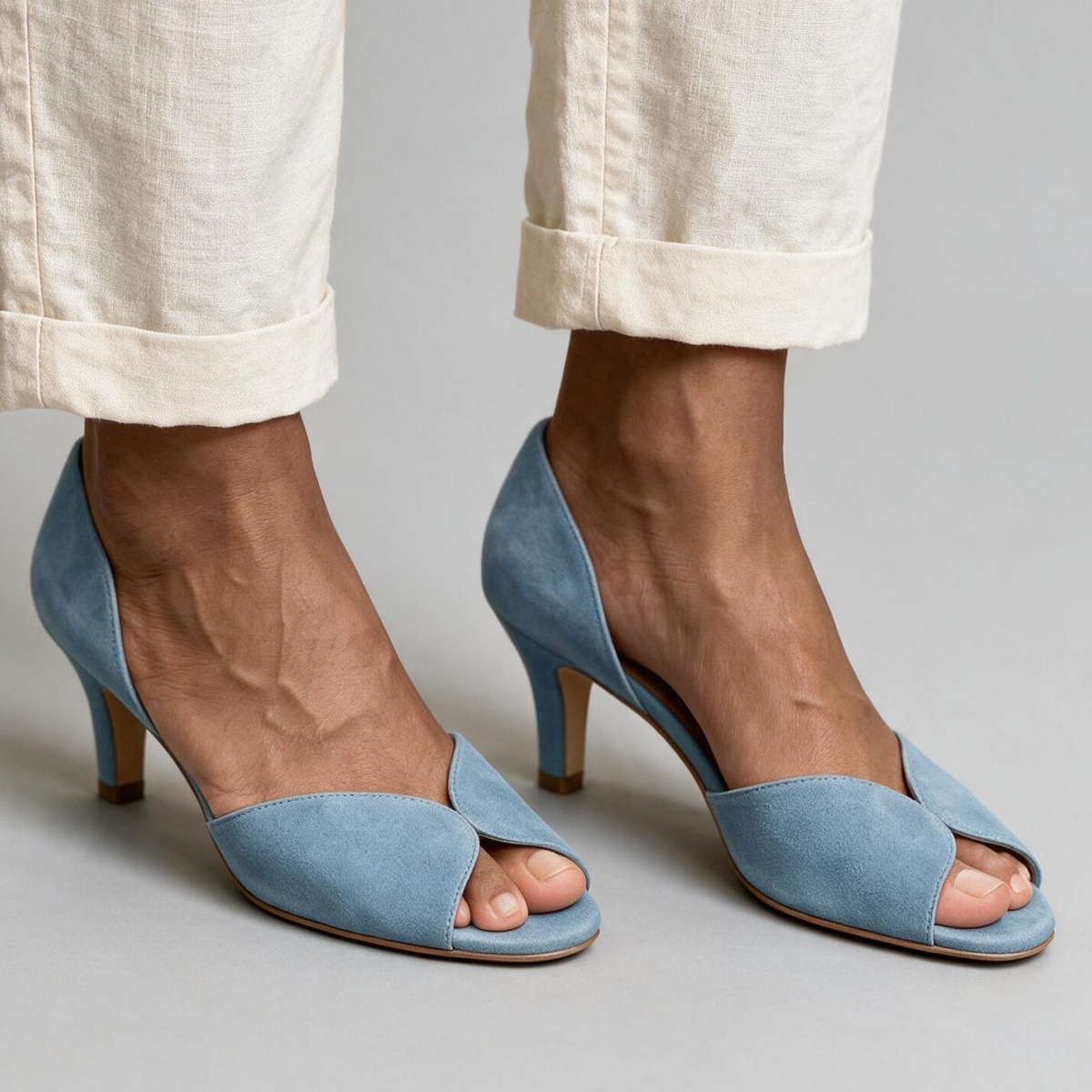 Plus-size Stiletto-heel Open-toe Sandals photo 5
