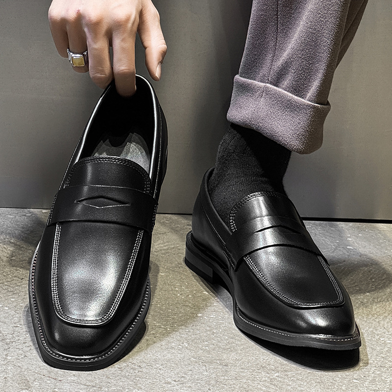 Slip-on Casual Black Loafer Shoes photo 2