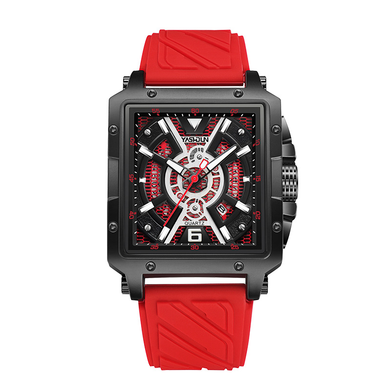 Fashionable Mens Watch With A Large Square Dial photo 6