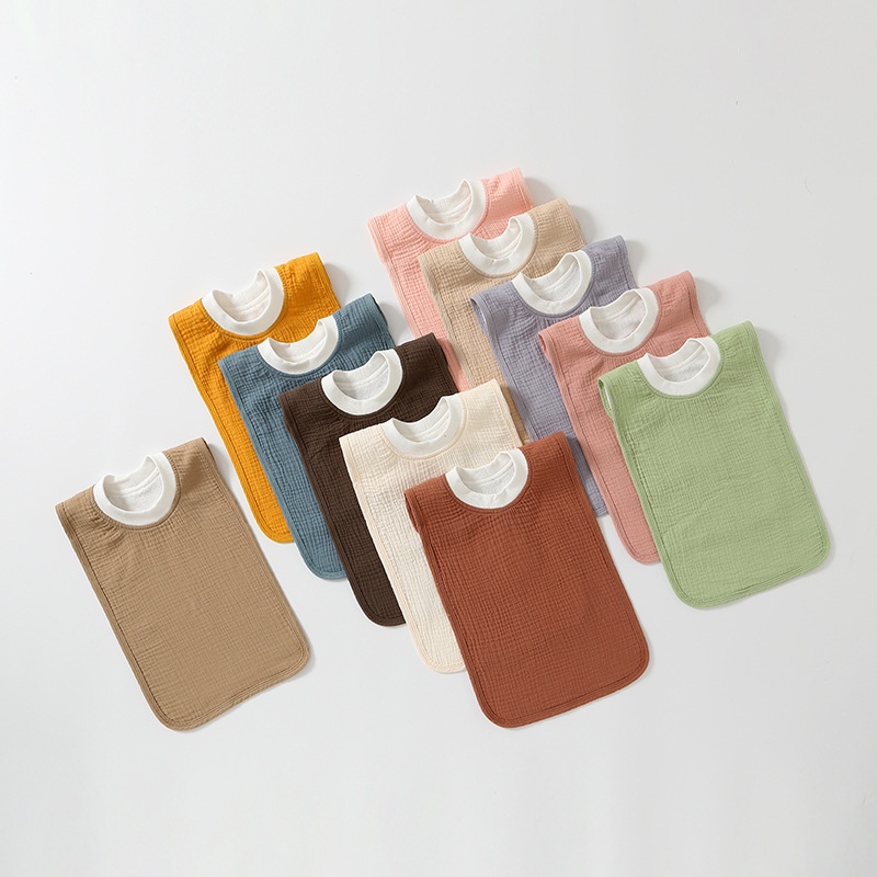 Large Childrens Washcloth Bib That Resists Stains photo 2