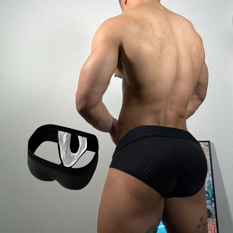 Bullet-detachable Sexy Mens Briefs Mesh Briefs photo 5