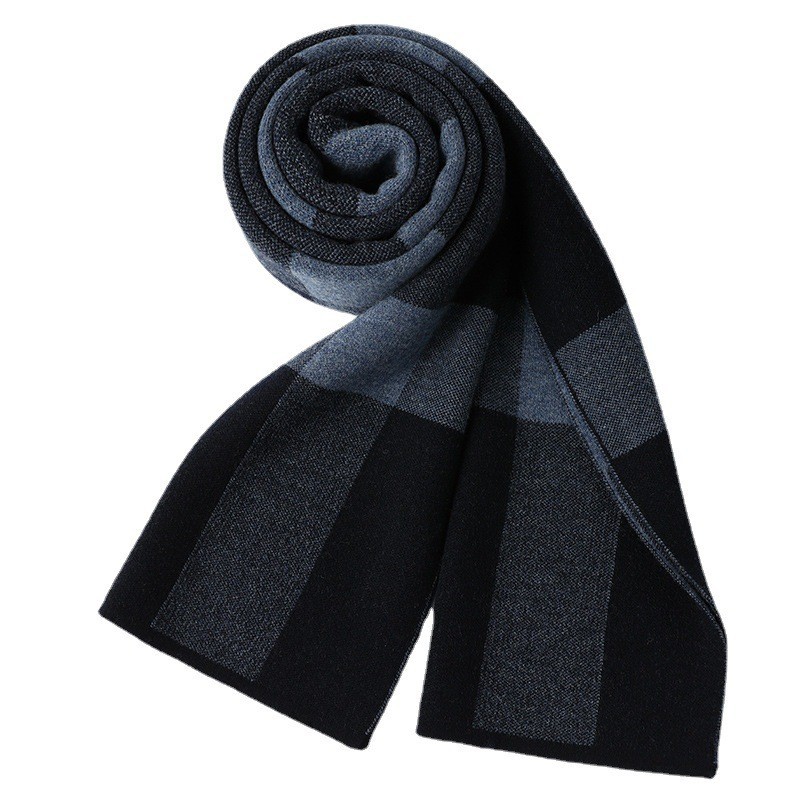 Wool Scarf Warm Neck Warmer Mens photo 3