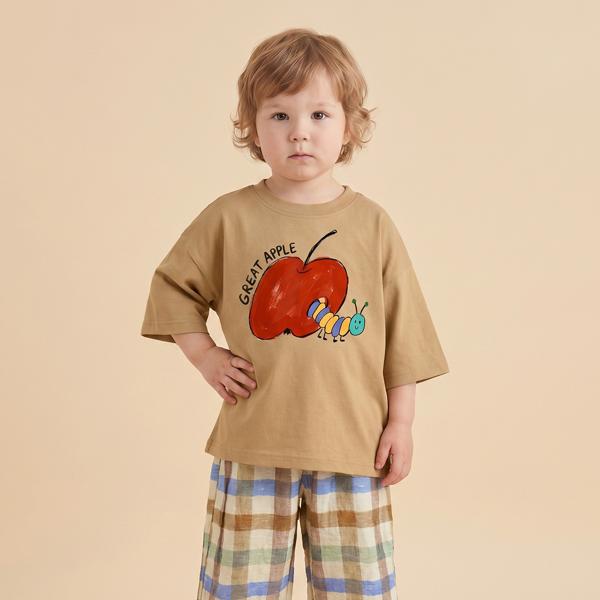 Kids' Casual Short-sleeved Shirt And Mosquito-proof Sports Trousers photo 5