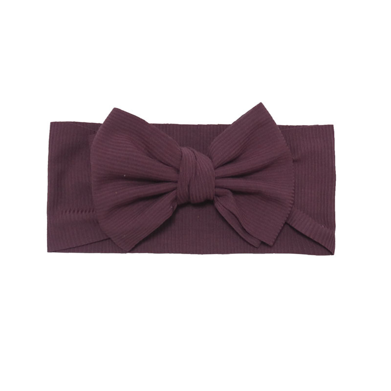 Baby Headband With Ribbed Fabric And Bow Hair Accessory photo 4