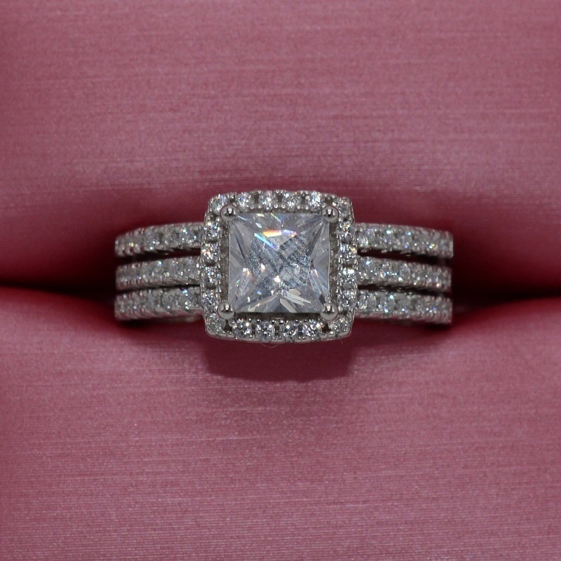Women's Fashion Versatile Simple Zircon Ring photo 2