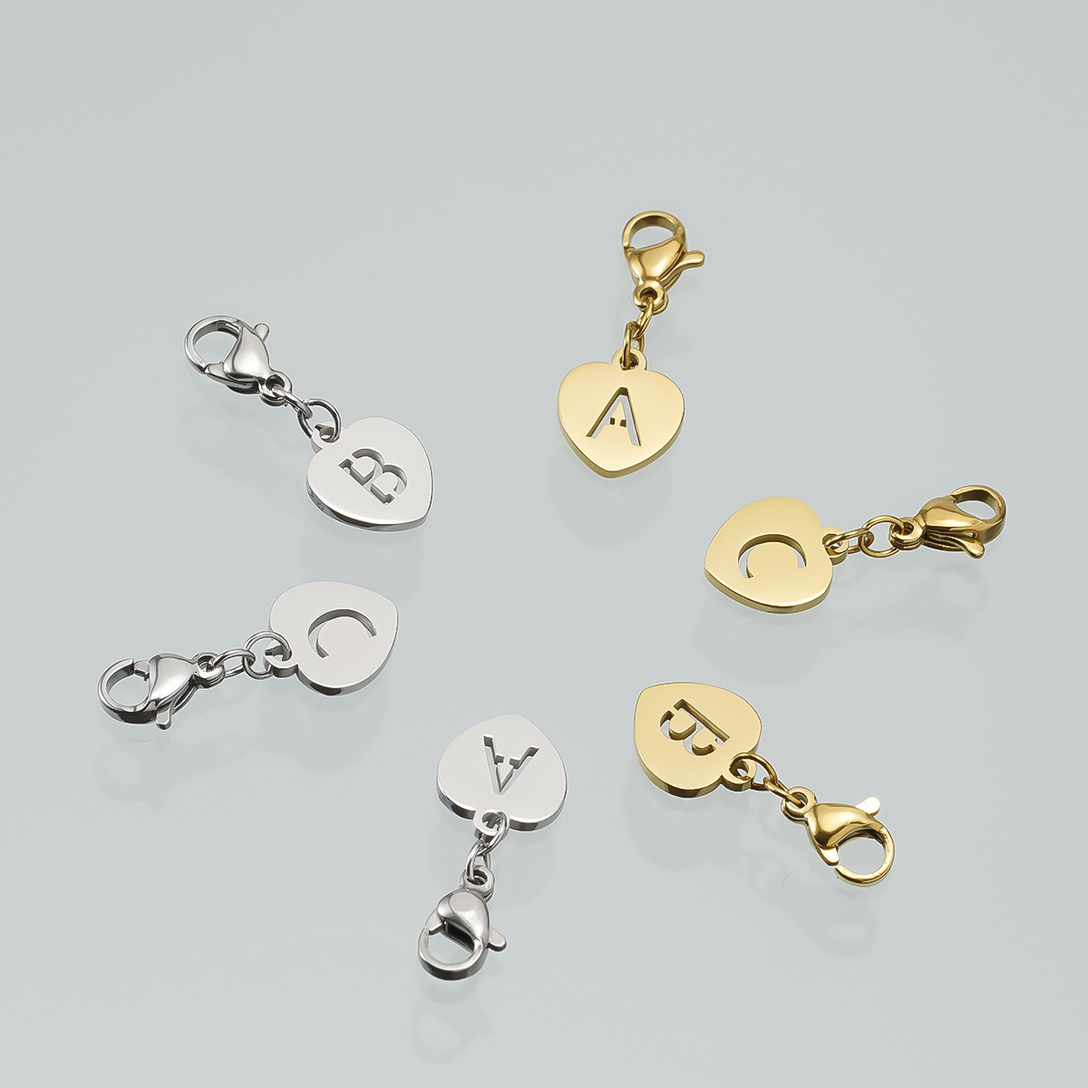 European And American Titanium Steel Bracelet And Necklace Accessories Pendants photo 1