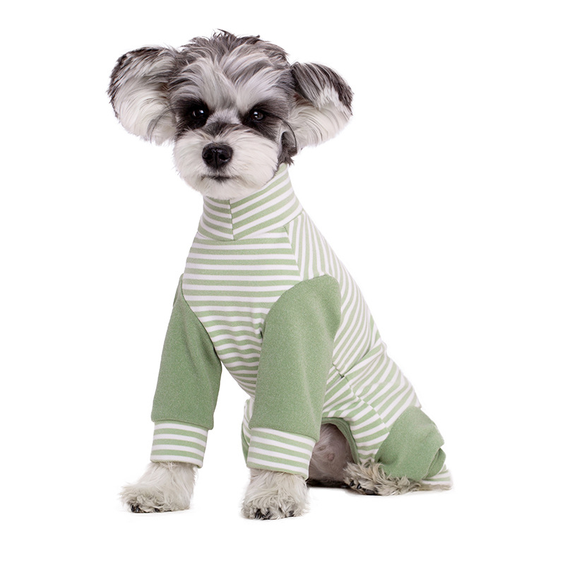 Pet Clothes Autumnwinter Outfit For Poodles Adjustable Four-legged Design photo 3