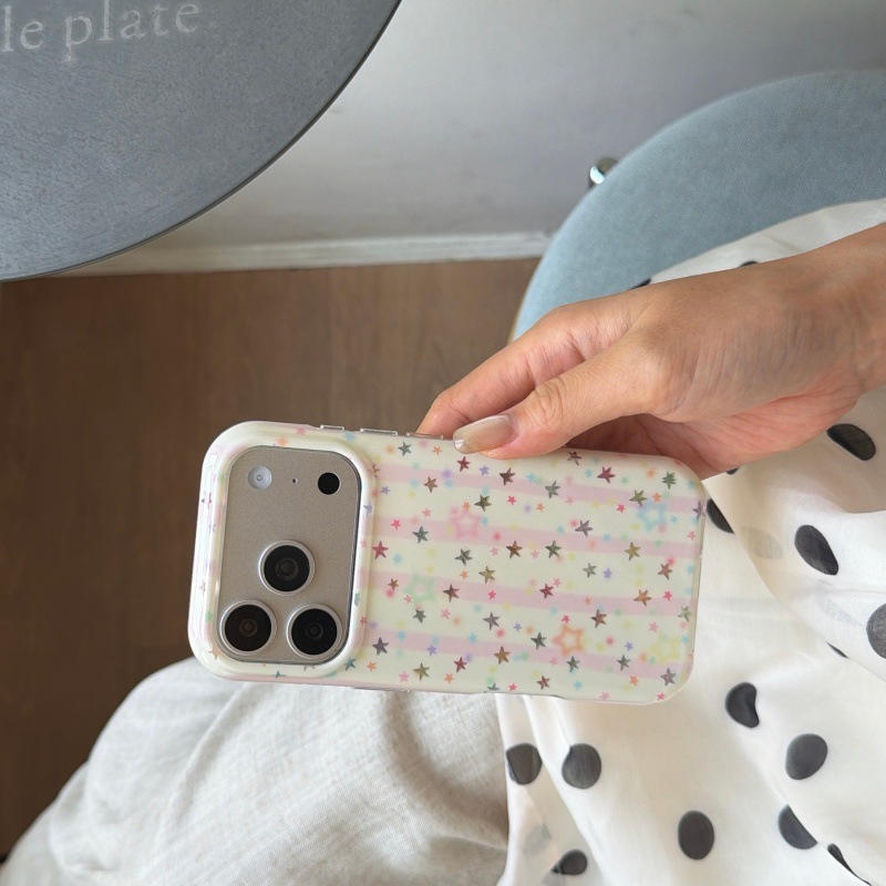 Hand-drawn Colorful Stars 17 Pro Max Phone Case photo 3