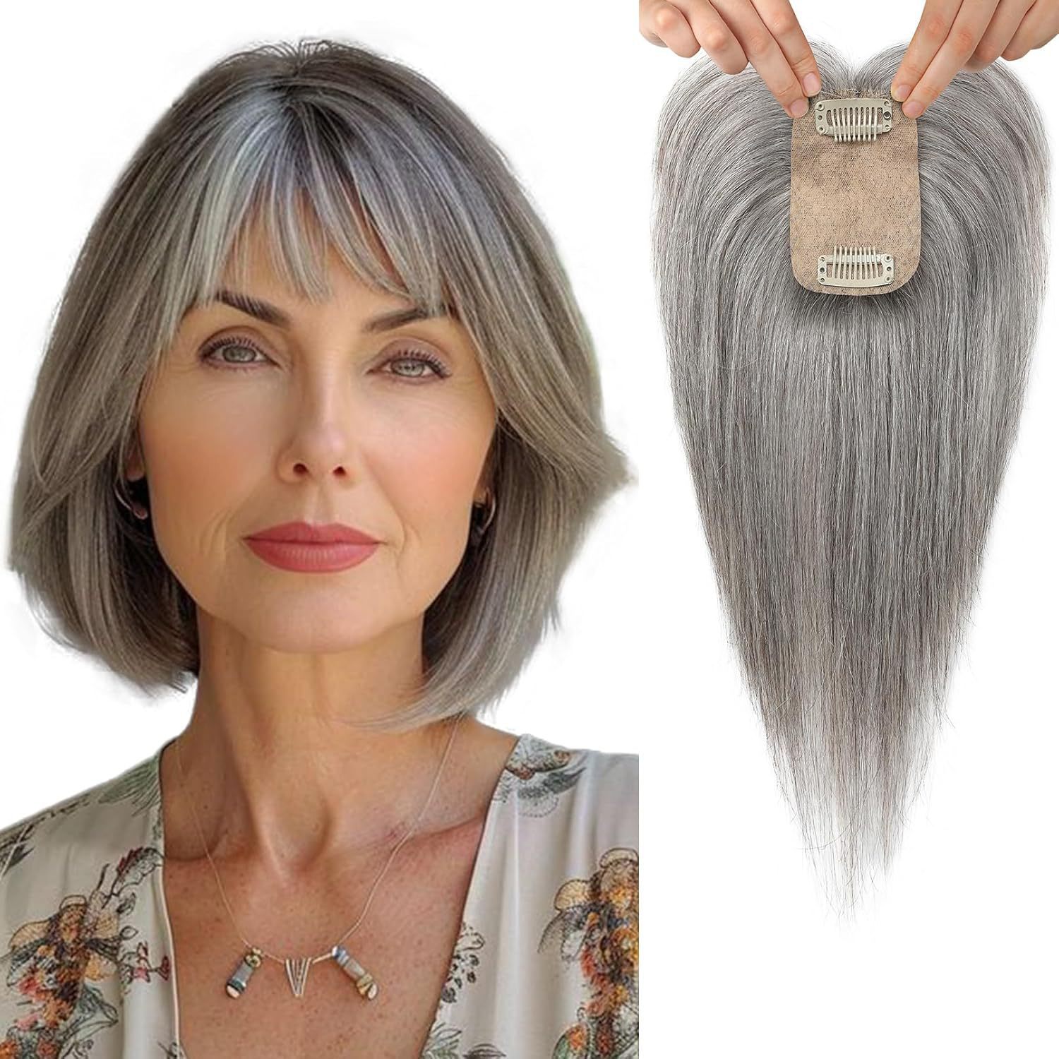 Golden Synthetic Wig With A Realistic Scalp Hairpiece photo 7