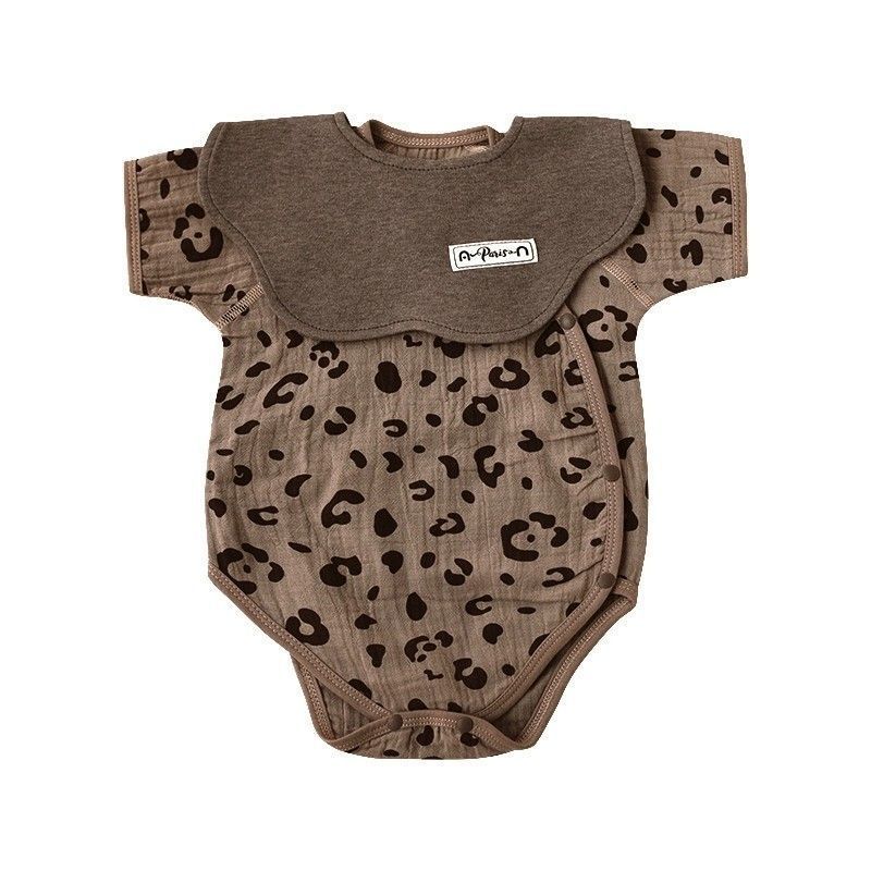 Baby Boy And Girl Onesie Short-sleeve Clothing Set photo 3