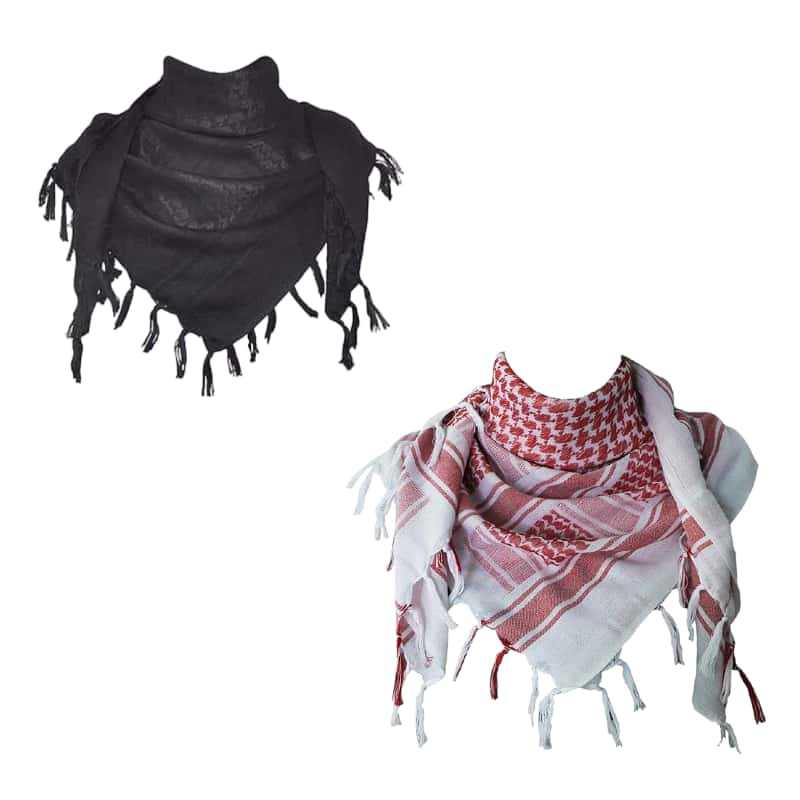 Jacquard Headscarf Scarf With Tassels Mens Scarf photo 4