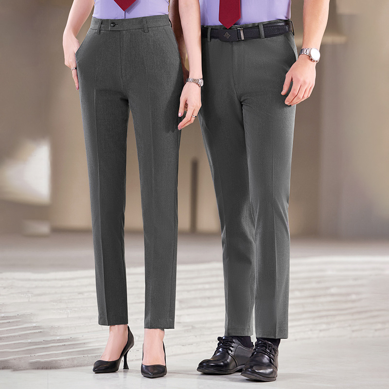 High-waisted Tailored Draping Formal Trousers That Flatter photo 6