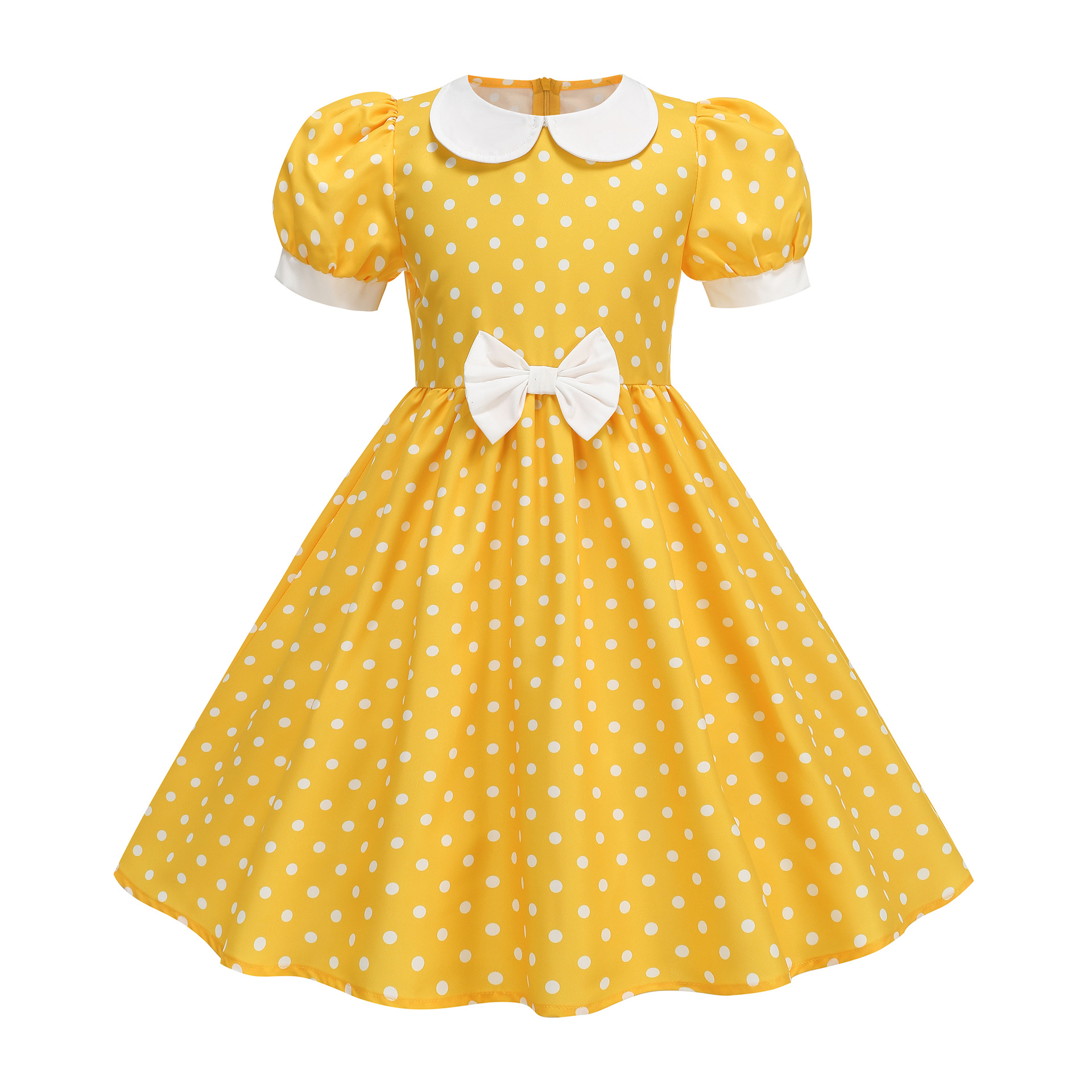 Children's Short-sleeved Polka-dot Dress photo 8