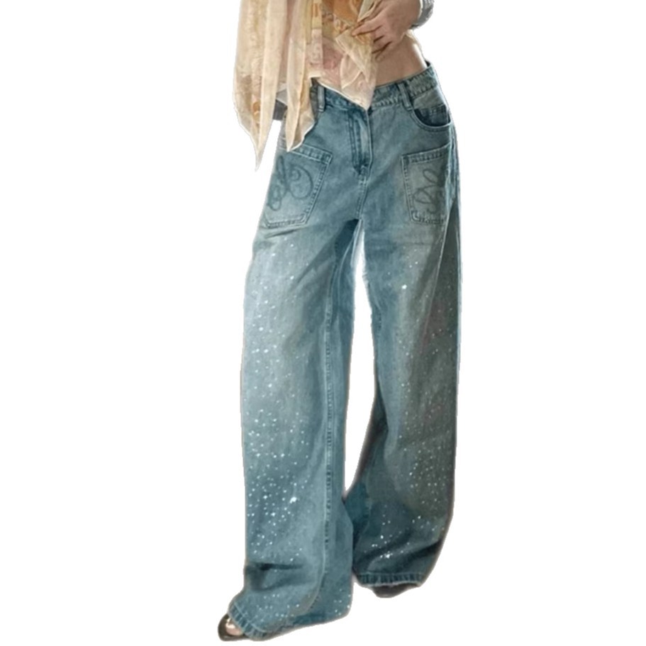 Loose Drooping Mopping Slimming And Straight Wide-leg Pants photo 3