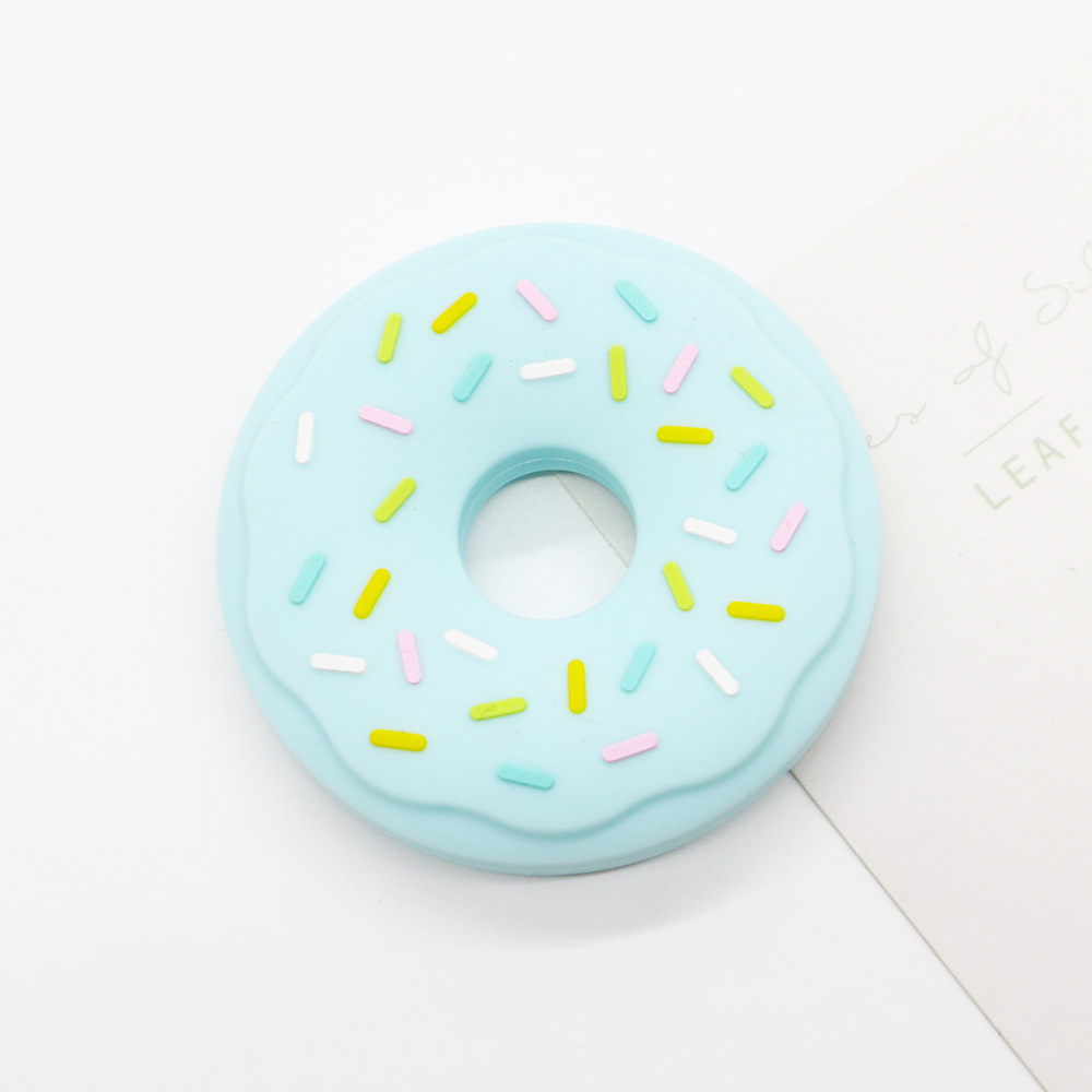 Food-grade Silicone Donut Baby Teether photo 4