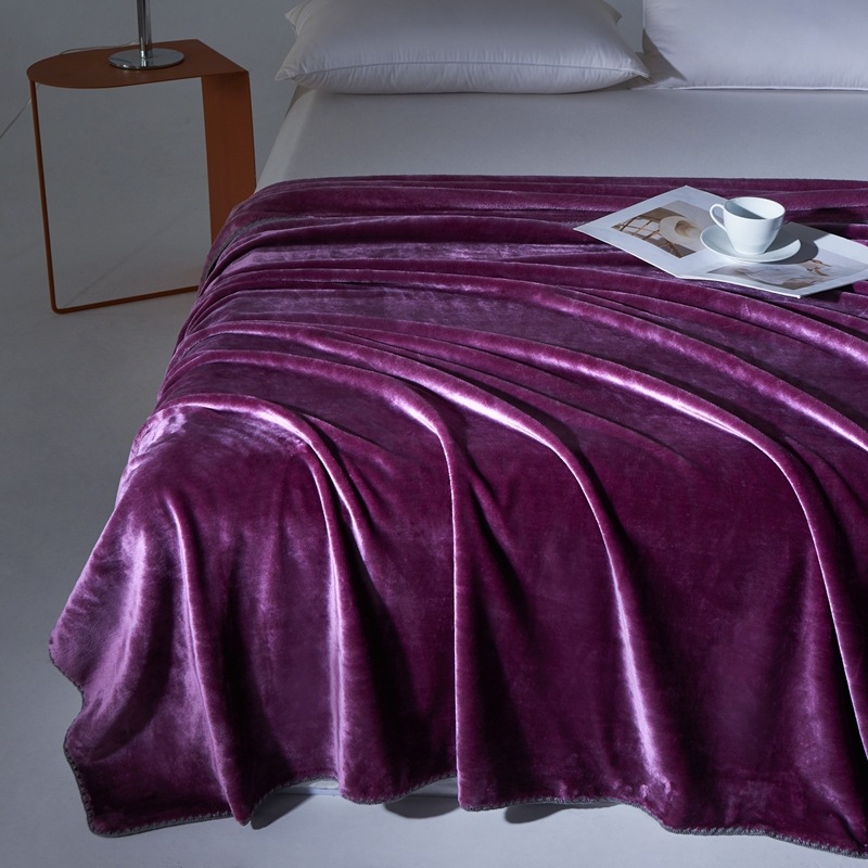 Light Luxury Solid Color Casual Blanket Rug photo 2