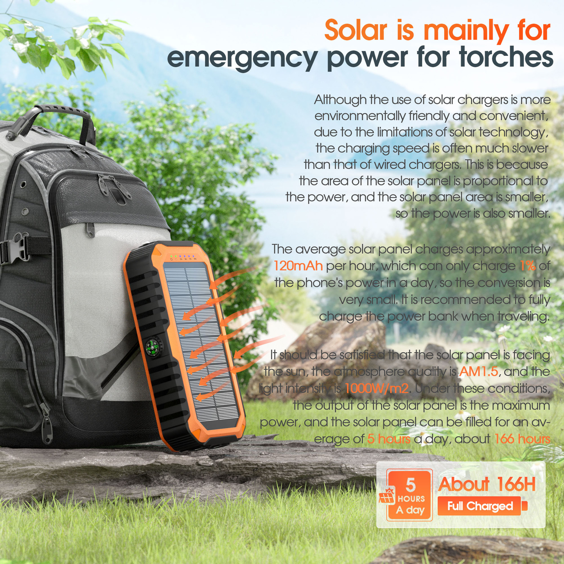 Hand-cranked Solar-powered Mobile Power Bank With Built-in Cable And Fast Charging photo 5