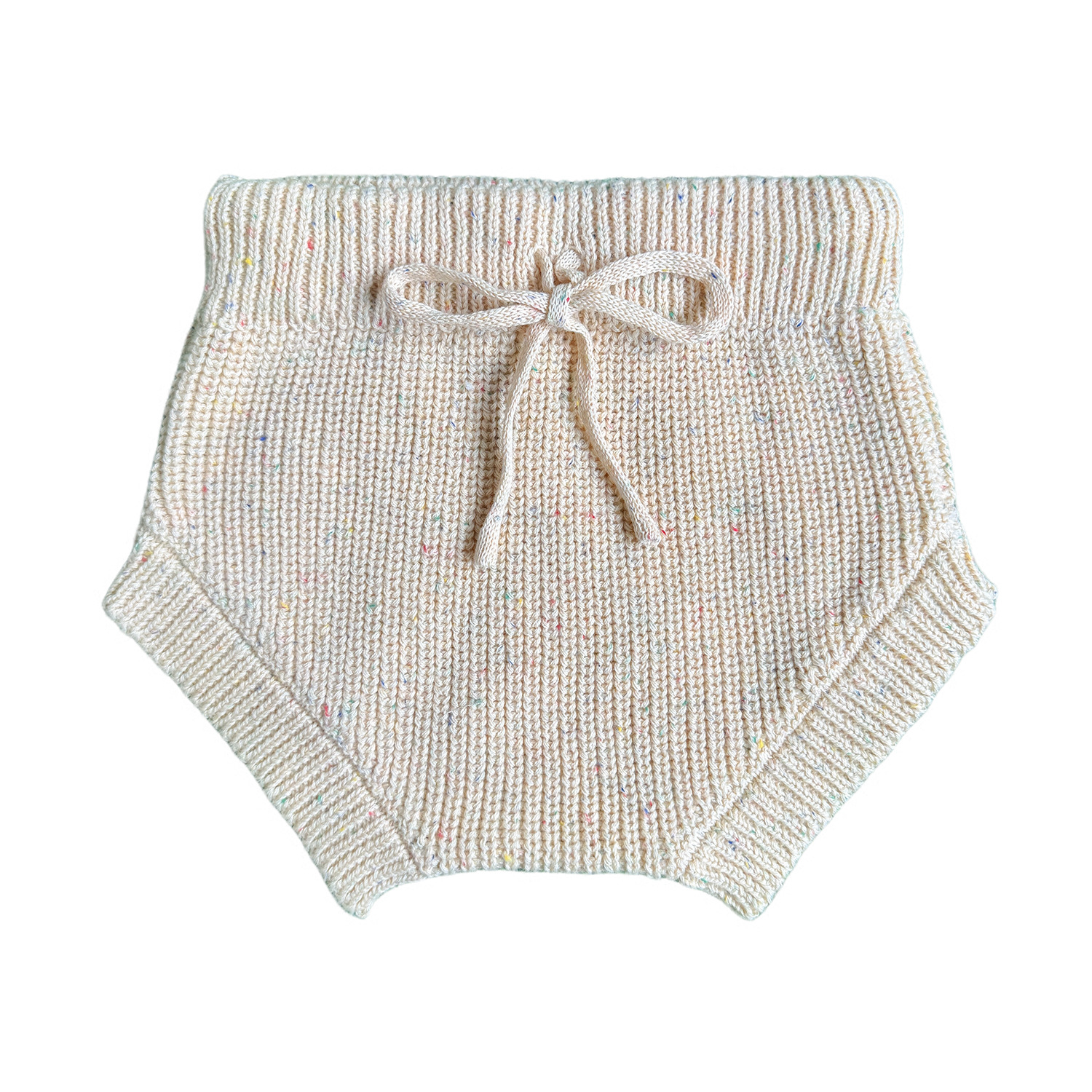 Solid-color Childrens Cornstitch Triangle Shorts photo 2
