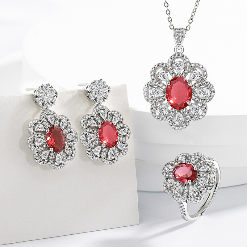 Bride Jewelry Earrings Necklace Jewelry Suit photo 1