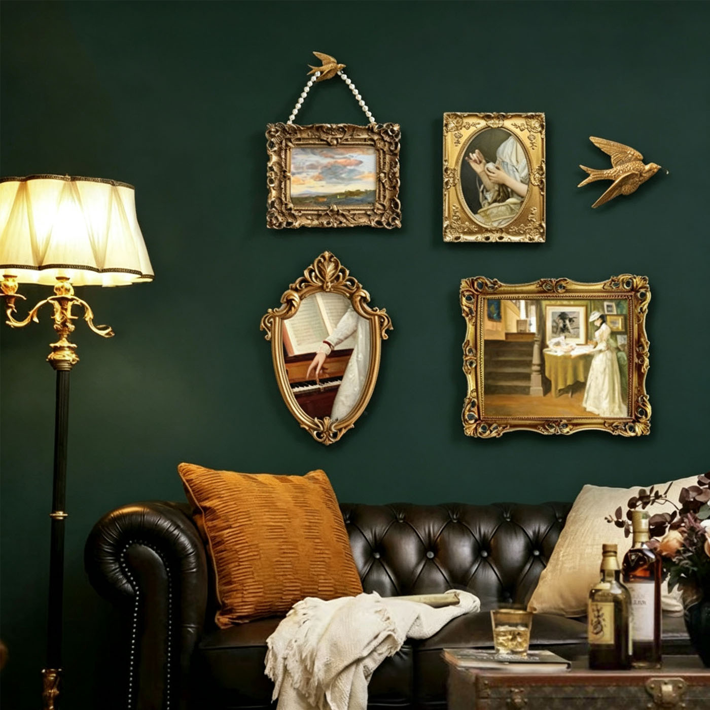 Home Guesthouse Wall Carving Relief Decorative Wall Hanging Photo Frame photo 6