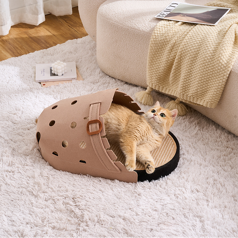 Cat Scratch Pad And Bed For Slippers Durable And Non-shedding photo 1