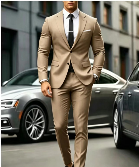 New Mens Casual Suit With Double-breasted Design photo 7