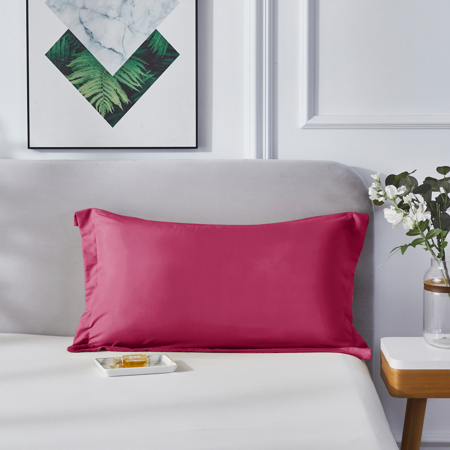 Brushed Fabric Simple And Versatile Skin-friendly Bed Sheet And Pillowcase Set photo 2