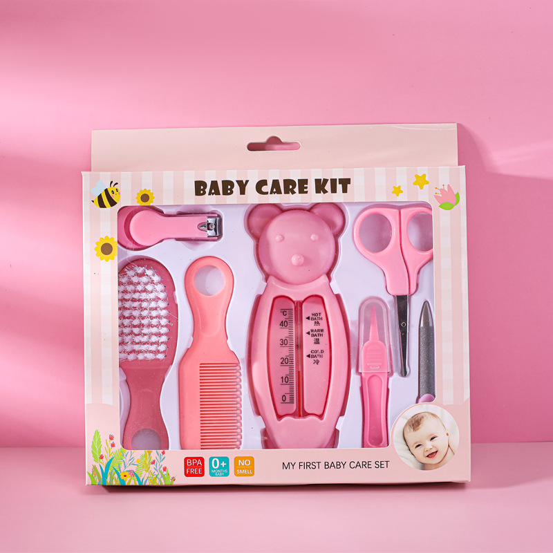 Water Thermometer Set English-packaged 7-piece Baby Care Kit photo 2
