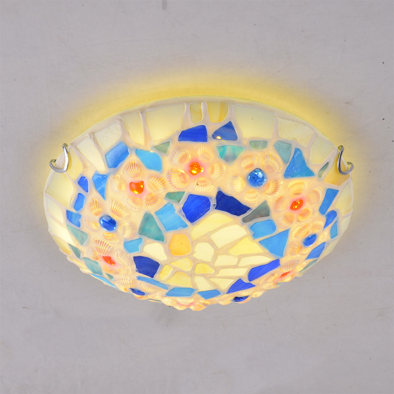 Simple And Creative Colored Glass Ceiling Light photo 1