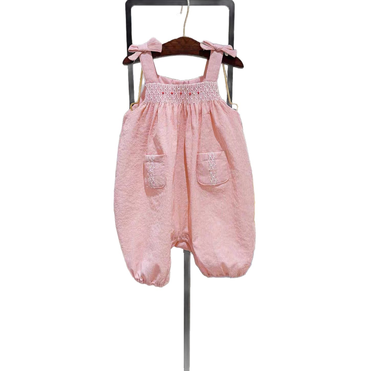 Chocolate-colored Baby Girl Onesie Children's Clothing photo 3