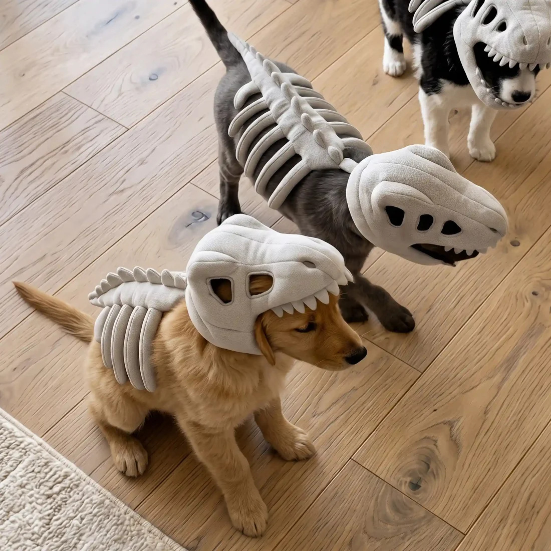 Dinosaur Skeleton Pet Costume photo 4
