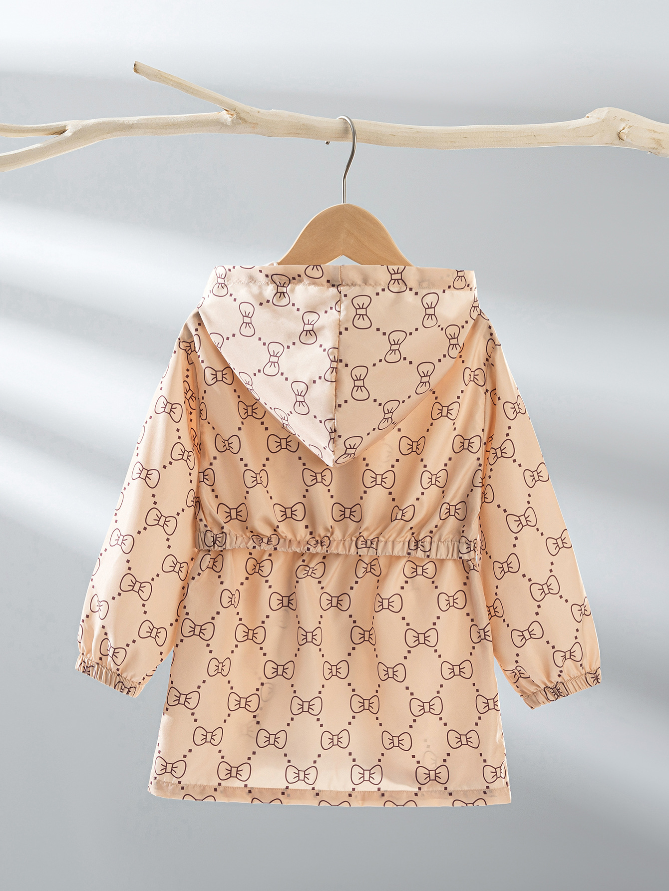 Stylish Western-style Hooded Top For Babies In Spring photo 2