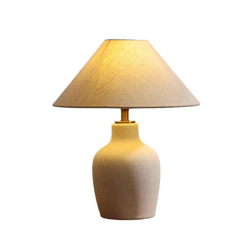 Wabi-sabi-style Ceramic Vintage Art Table Lamp photo 2