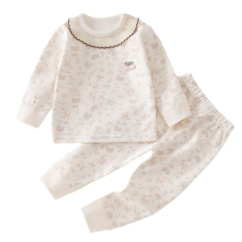 Baby Two-piece Set Seamless Design Essential Base Layer For Newborns photo 7